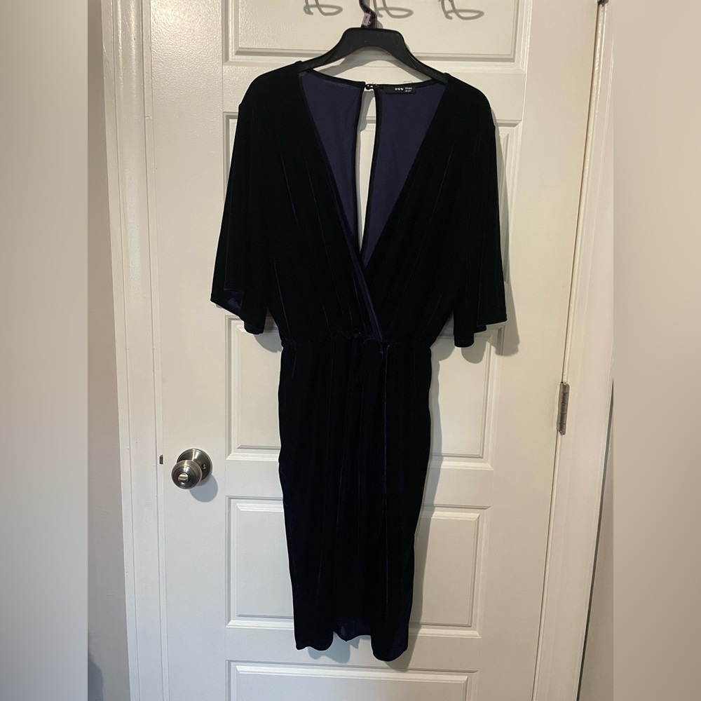 ASOS Curve, kimono US 16, velvet blue midnight